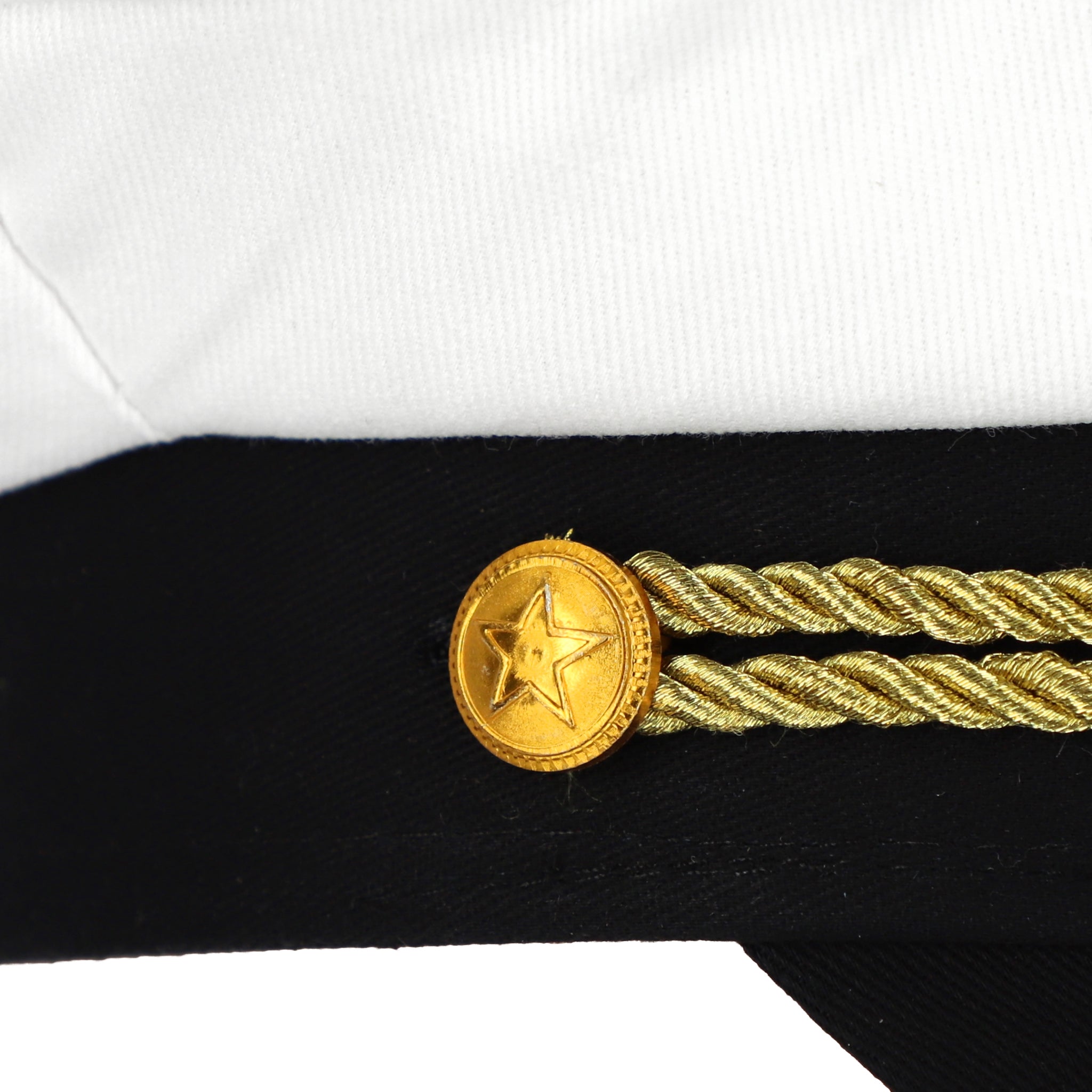 Chapeau de capitaine - BasicLine blanc / Taille 55 - 62
