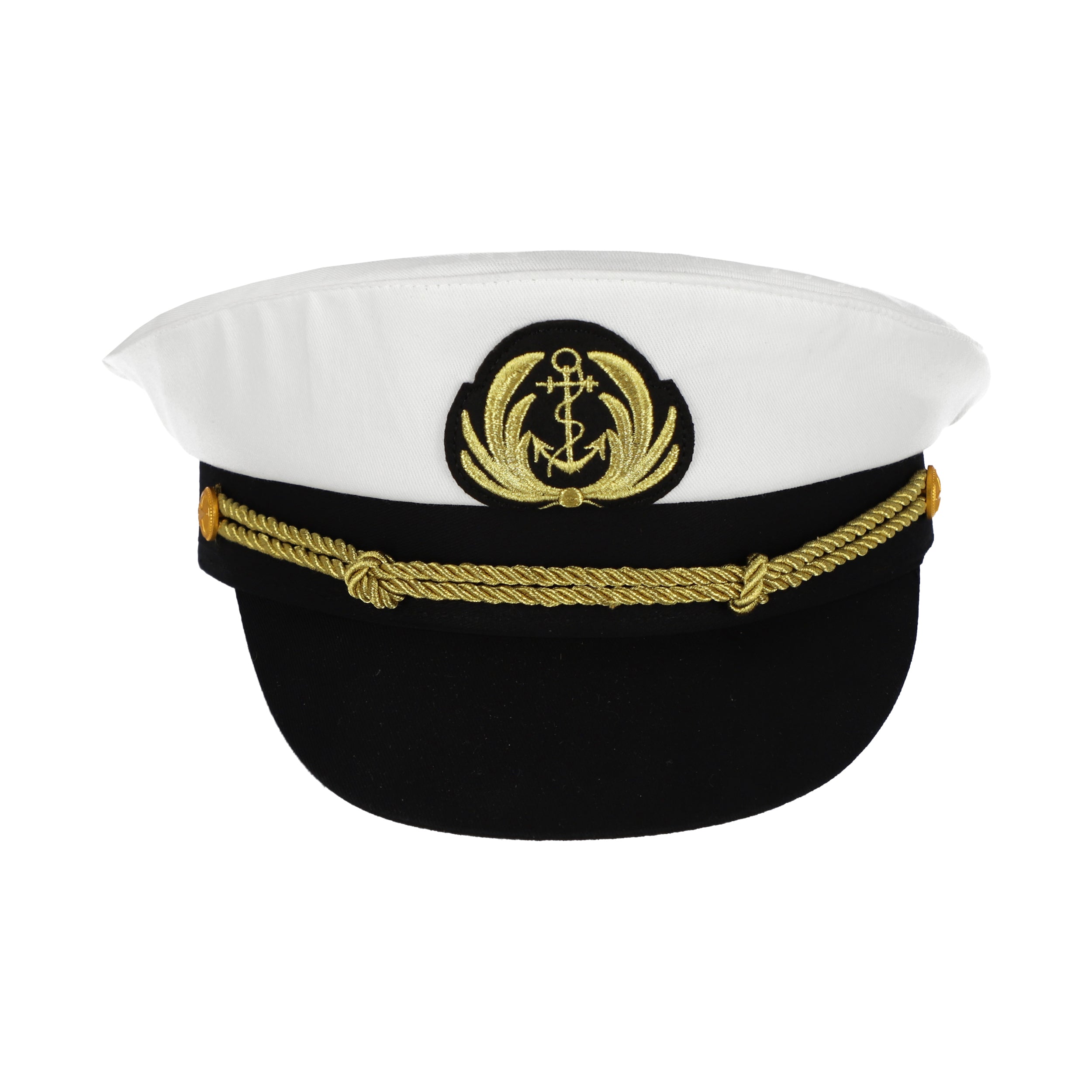 Chapeau de capitaine - BasicLine blanc / Taille 55 - 62