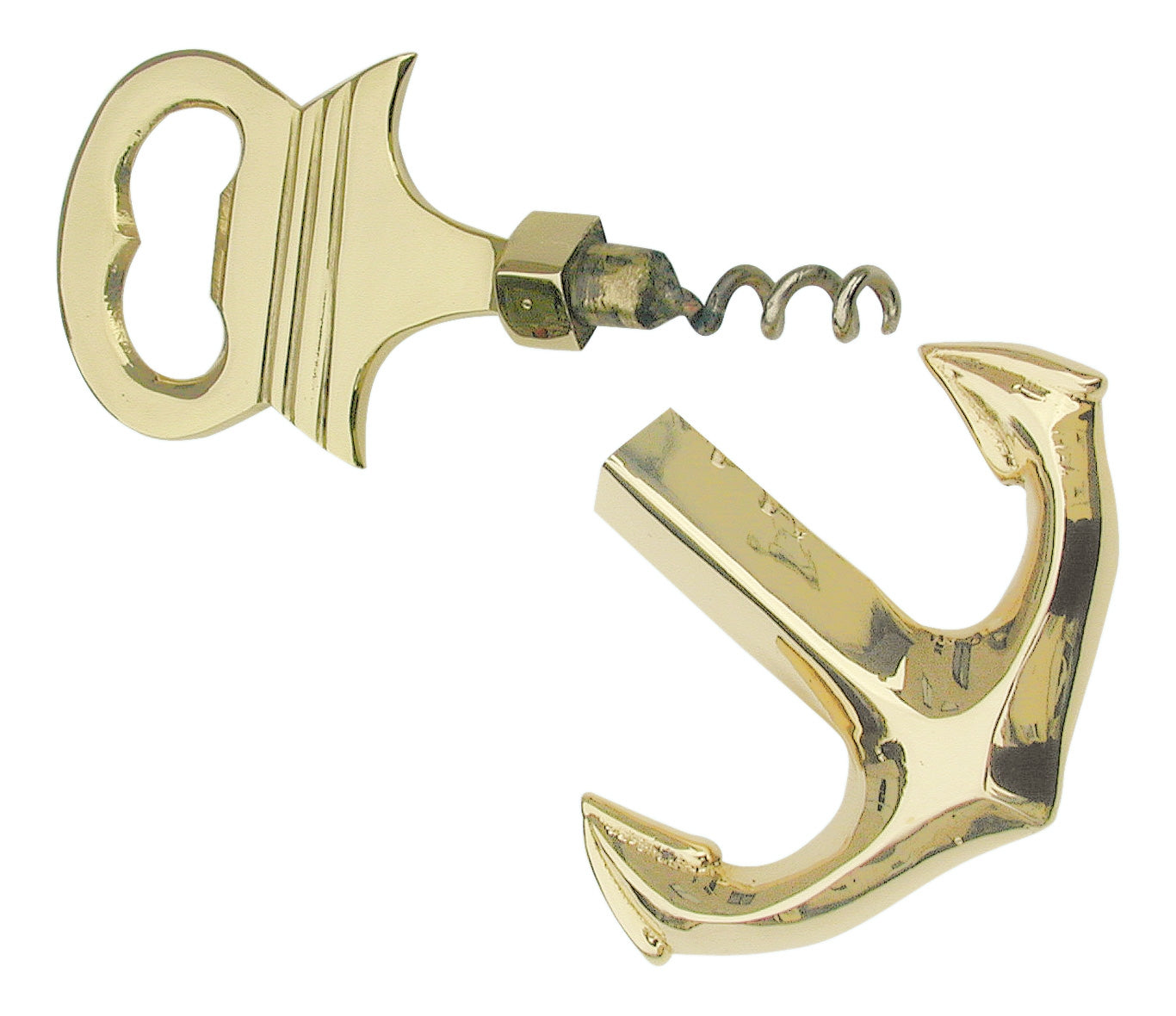 Flaschenöffner & Korkenzieher Anker 13cm