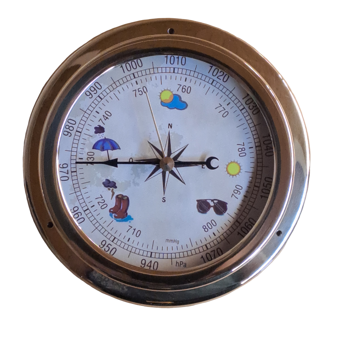 Barometer - Nautic Ø 14,5cm / mit Design - Zifferblatt