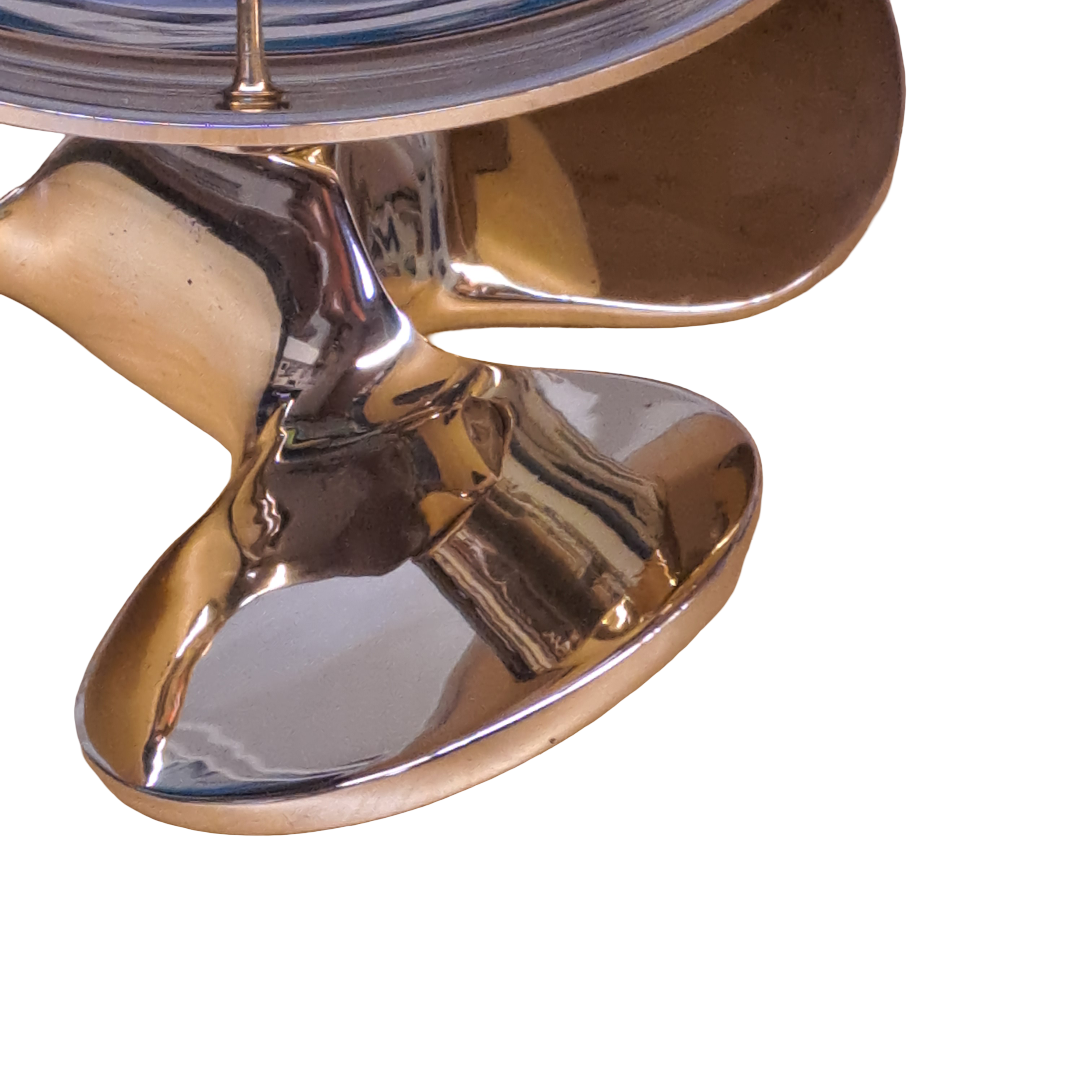 Kerzenhalter Schiffschraube Ø 12cm / 100% Messing