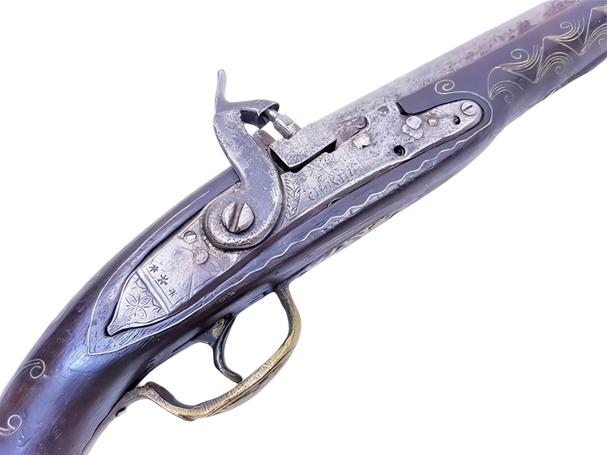 Piratenpistole echt - 48cm / ca. 1750