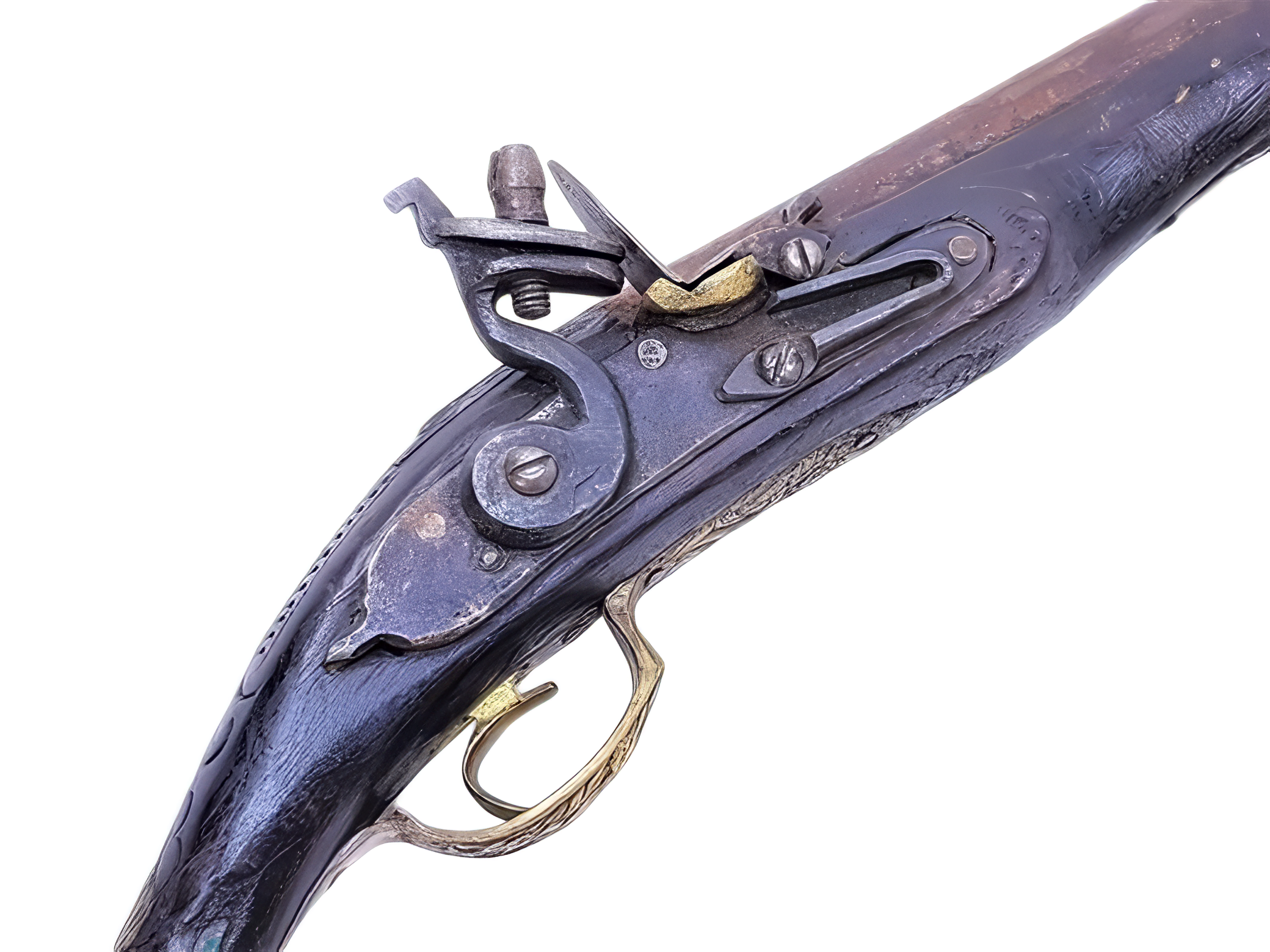 Piratenpistole echt - 51cm / ca. 1720