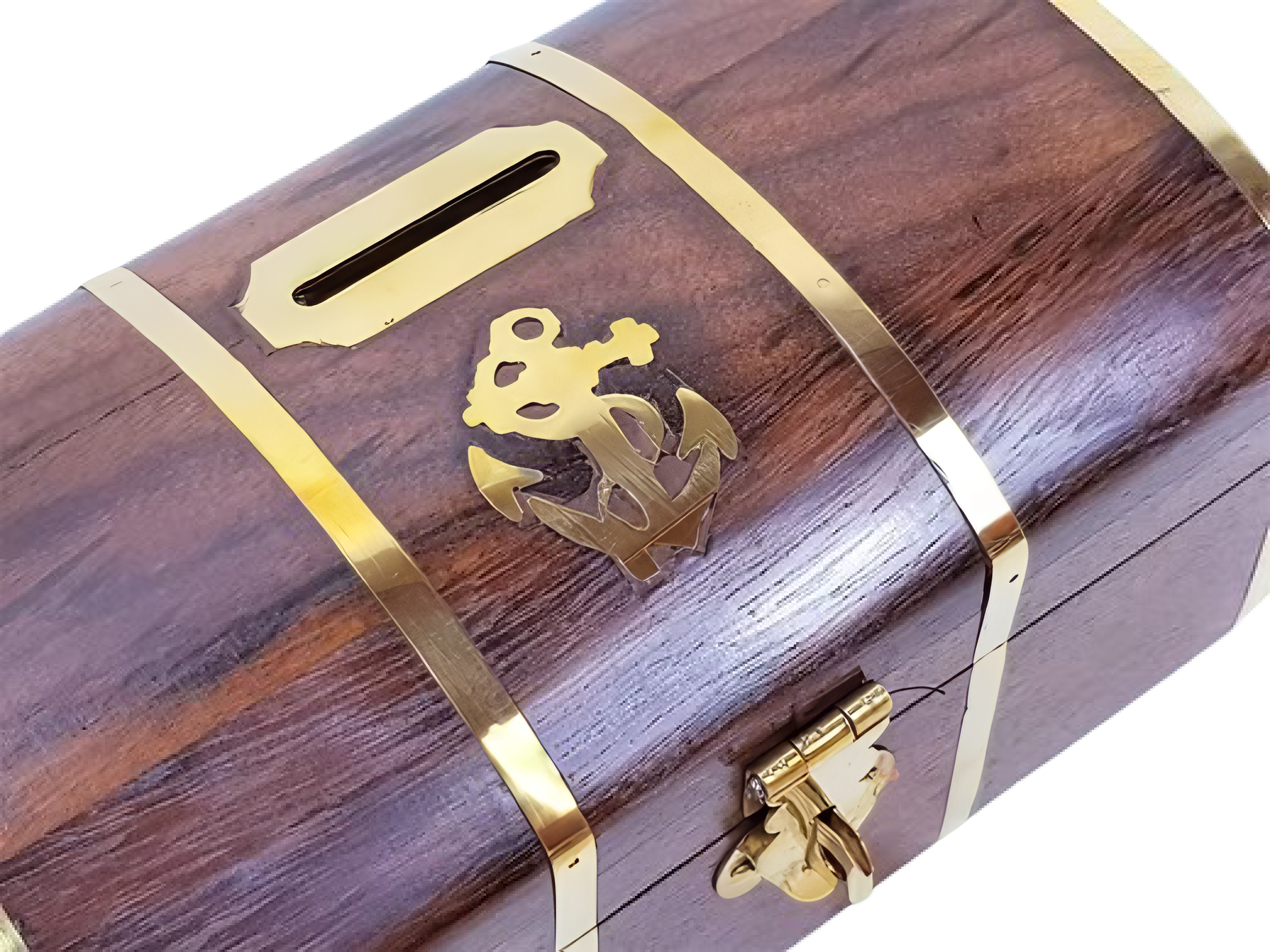 Spardose - Schatztruhe 14cm / mit kleinem Schloß & 2 Schlüsseln