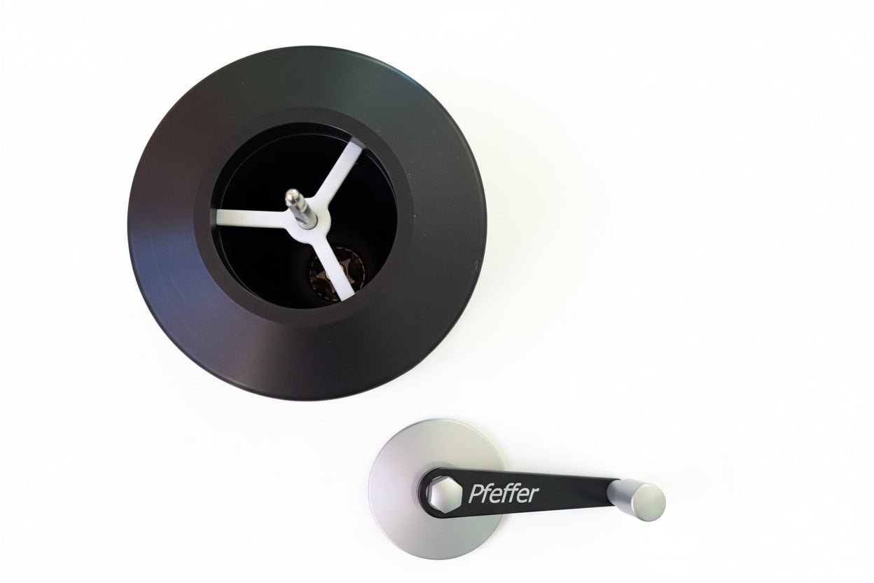 Pfeffermühle Winsch 14,5cm / Aluminium - eloxiert