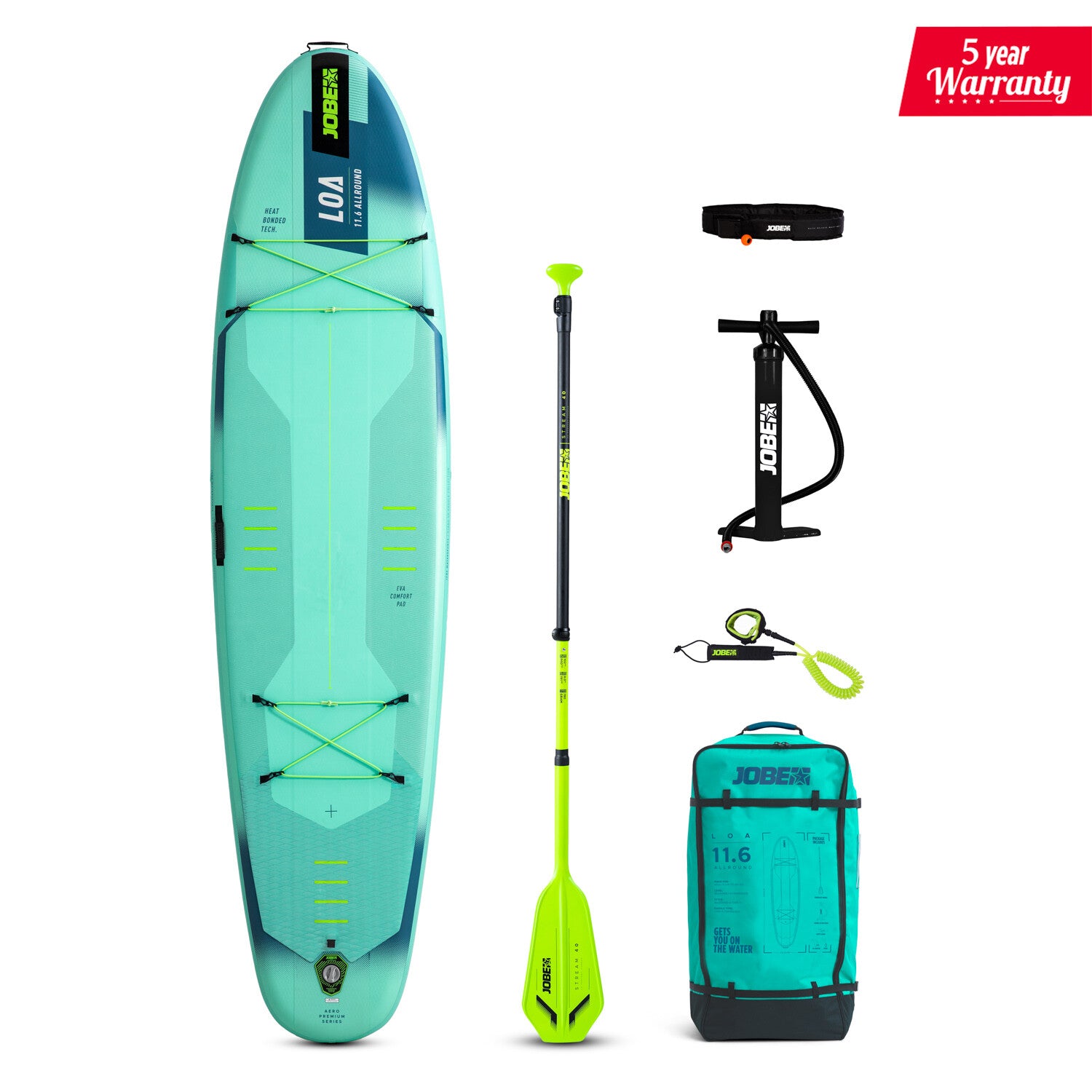 Jobe Aero Loa SUP Board 11.6 Paket - SMA NAUTIC PRODUCTS