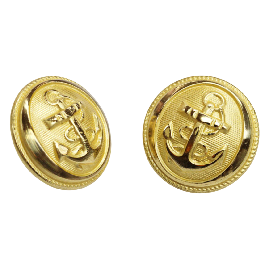 Uniformknopf Maritim mit Anker Ø 20mm / vergoldet