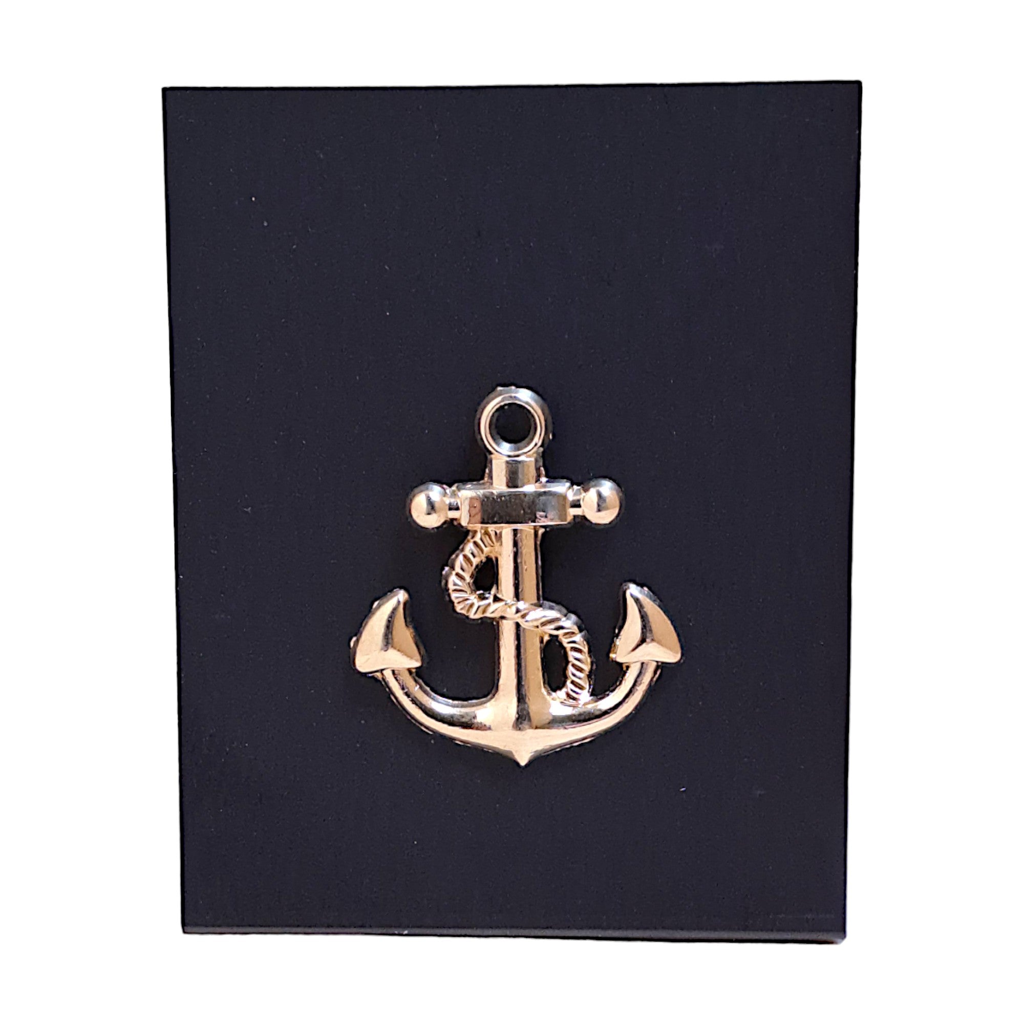 Anstecknadel Anker 22 x 20mm vergoldet / Pin - Schliesse - SMA NAUTIC PRODUCTS