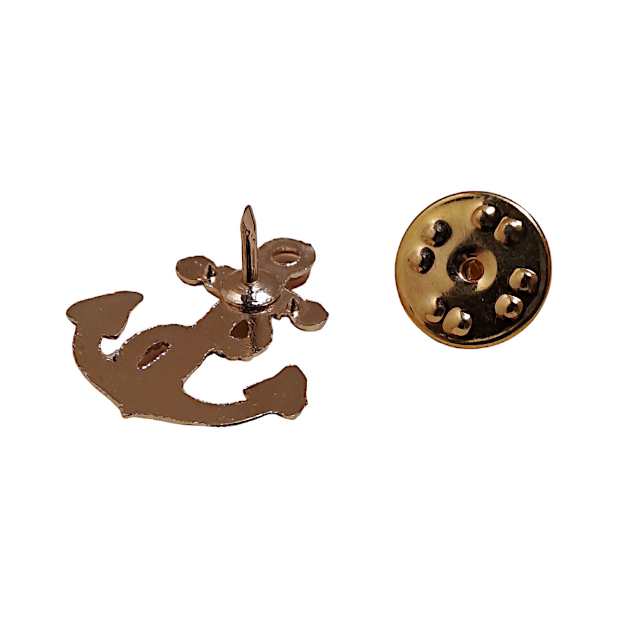 Anstecknadel Anker 22 x 20mm vergoldet / Pin - Schliesse - SMA NAUTIC PRODUCTS
