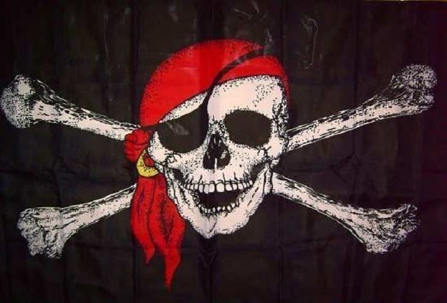 Piratenflagge "JOLLY ROGER" 150cm x 90cm