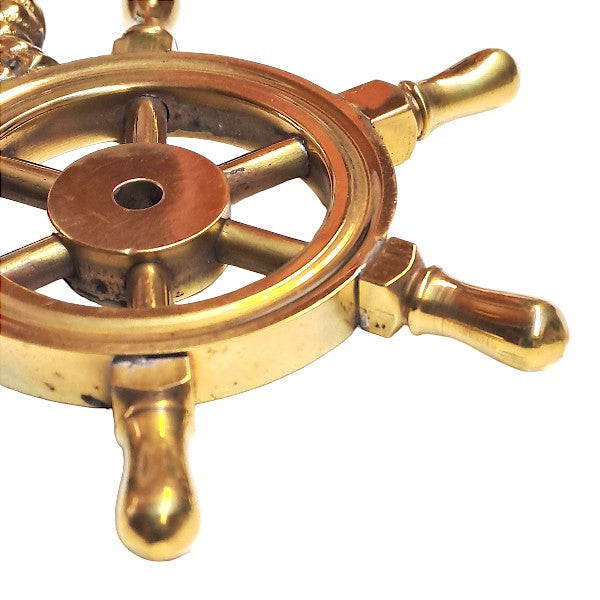 Nautischer Faschenöffner Steuerrad aus 100% Messing, als Geschenkidee ! Im Premium - Onlineshop von SMA NAUTIC PRODUCTS