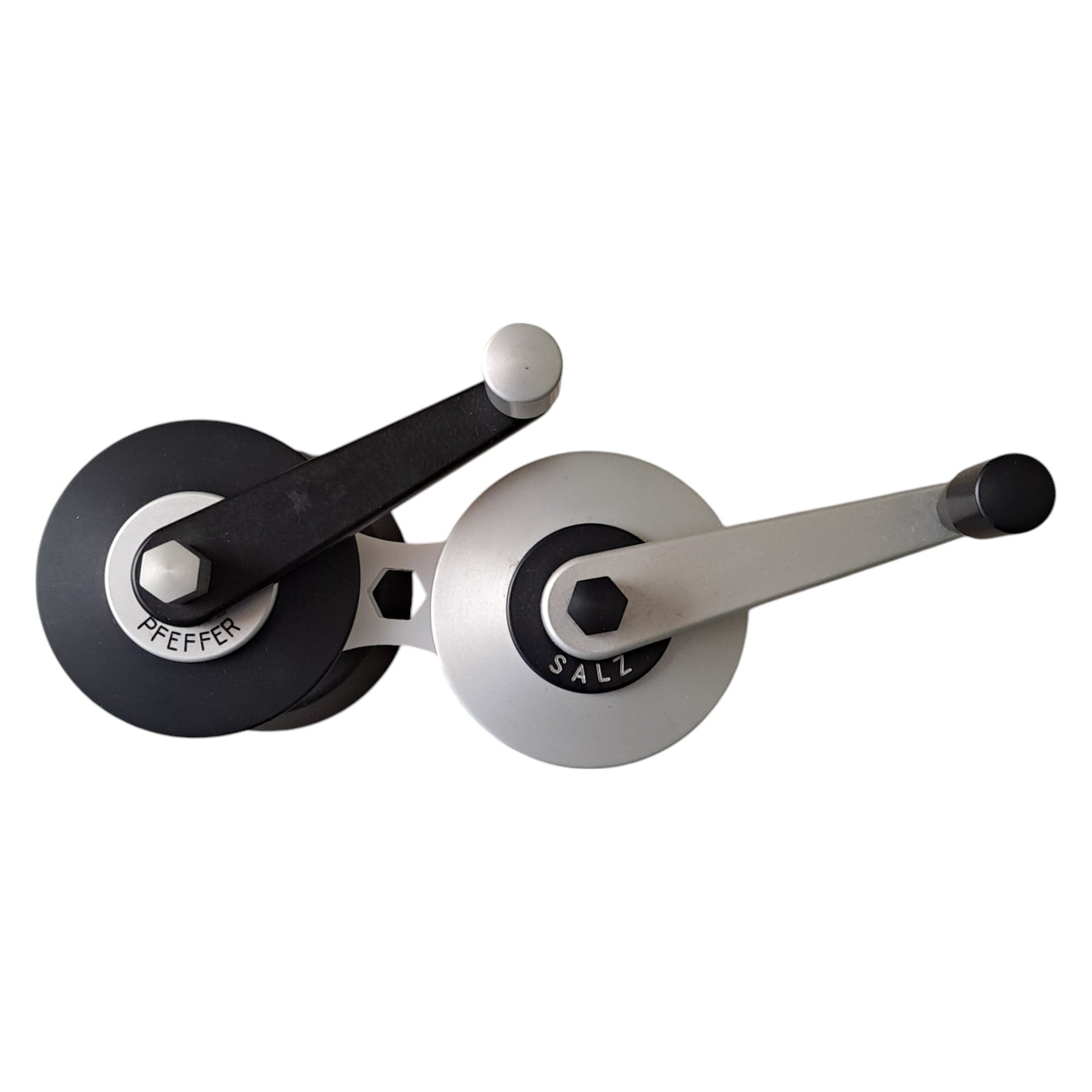 Miniset Pfeffermühle & Salzmühle Winsch 9,6cm / Aluminium - eloxiert - SMA NAUTIC PRODUCTS