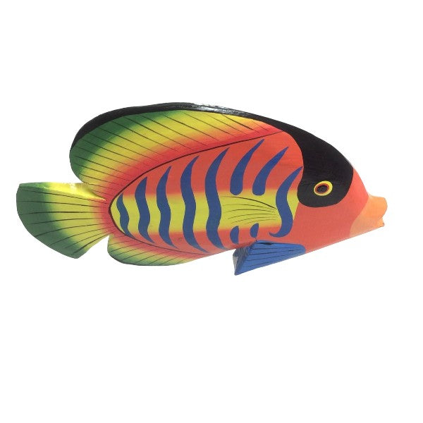 Tropischer Fisch Deko aus Holz 30cm - SMA NAUTIC PRODUCTS