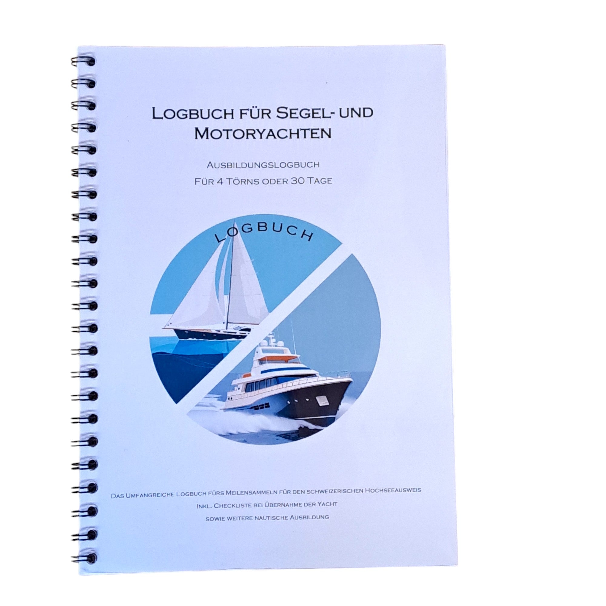 Logbuch für Segel- & Motoryachten / für 4 Törns oder 30 Tage