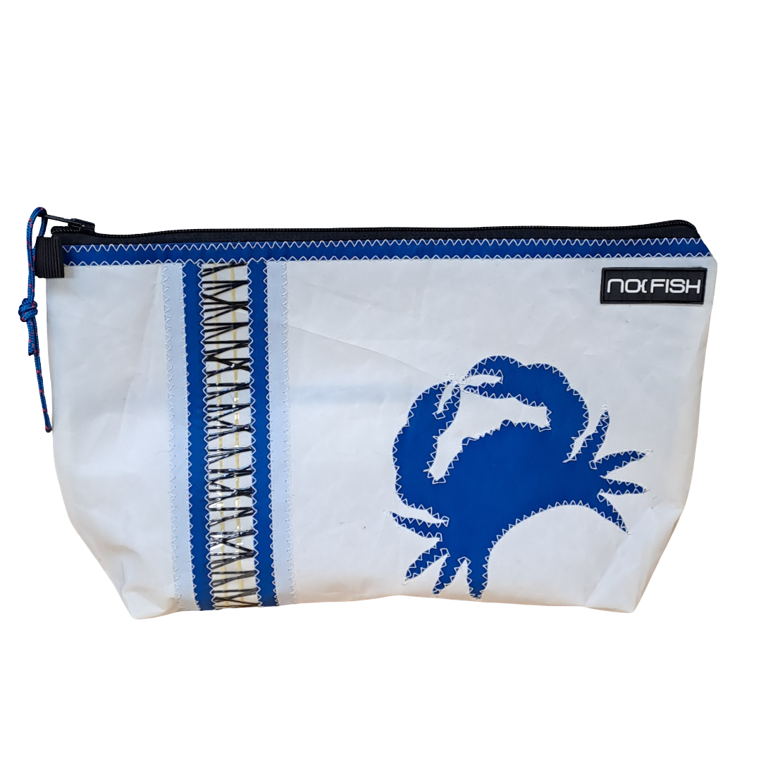 SAIL - Waschbeutel / aus gebrauchtem Segeltuch !