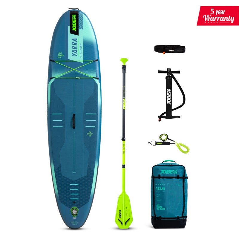 Jobe Aero Yarra SUP Board 10.6 Paket Stahl Blau - SMA NAUTIC PRODUCTS