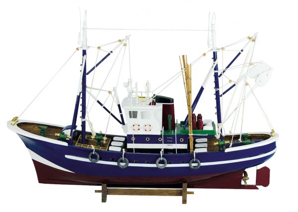 Deko - Fischkutter aus Holz / 58cm - SMA NAUTIC PRODUCTS