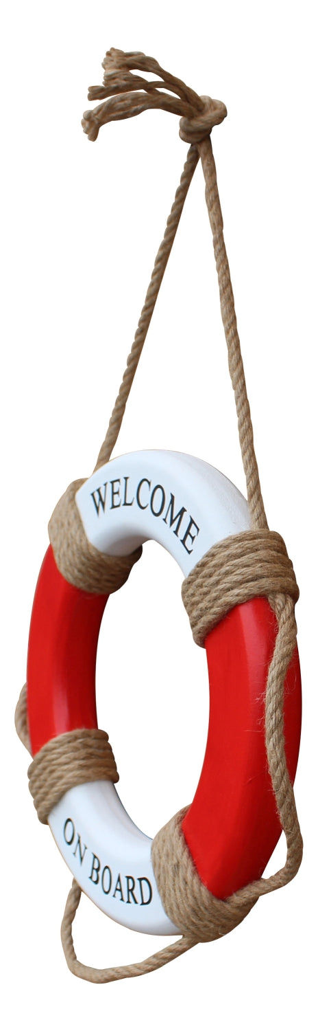 Bouée de sauvetage - Déco Ø 23cm & Ø 35cm / Bienvenue à bord