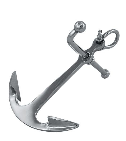 Anker Deko 11cm aus Messing oder Vernickelt - SMA NAUTIC PRODUCTS