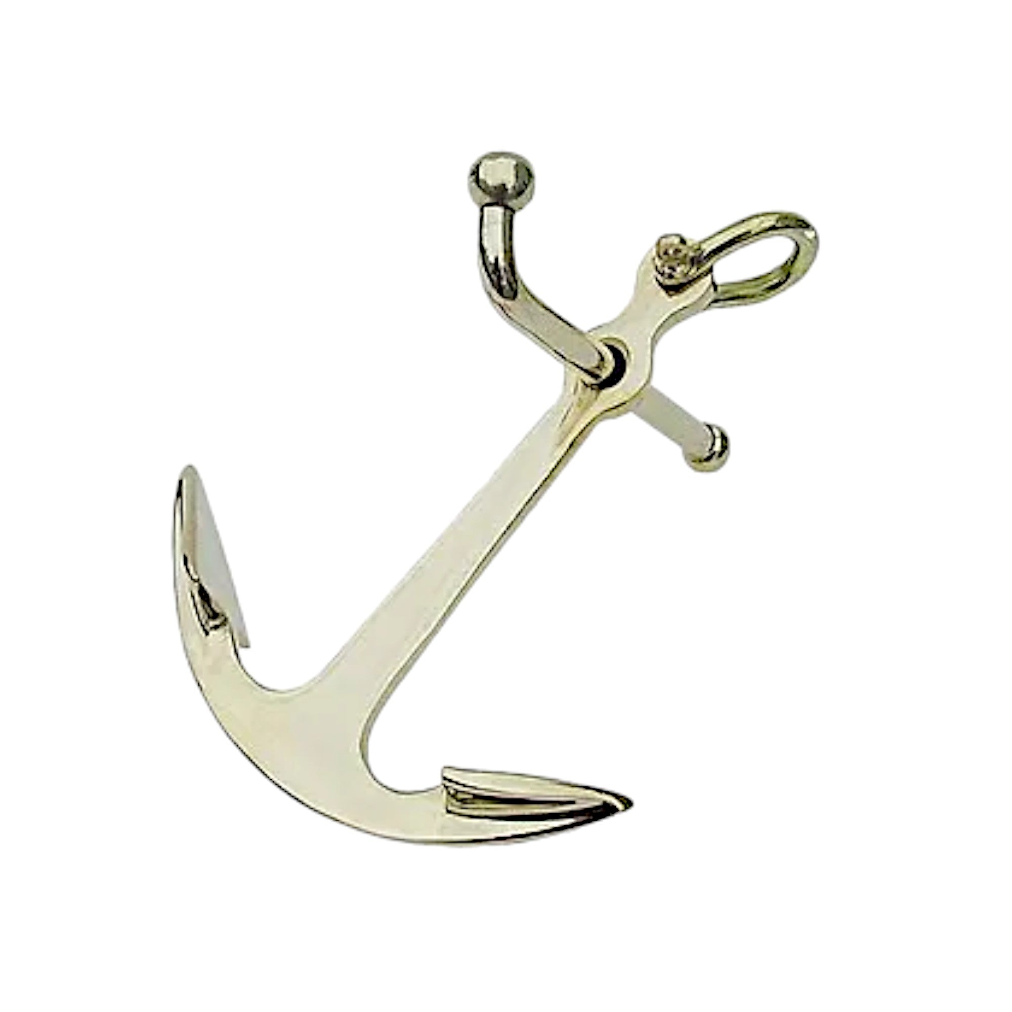 Anker Deko 11cm aus Messing oder Vernickelt - SMA NAUTIC PRODUCTS