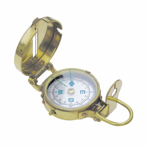 Kompass / Taschen - Peilkompass Messing Ø 5,5cm - SMA NAUTIC PRODUCTS