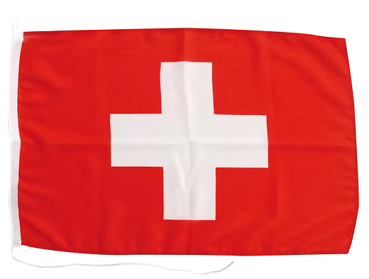 Bootsflagge - Schweiz / in 2 Grössen