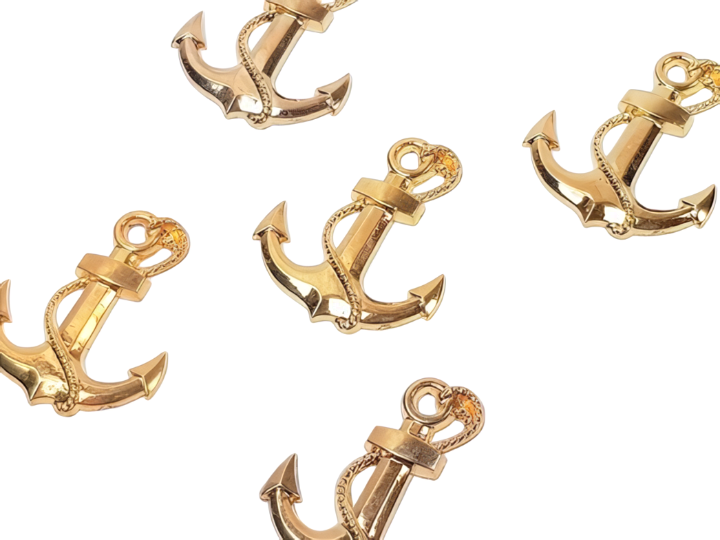 Anker Kunststoffrahmen 38mm x 34mm von SPIESS IDEA, rechteckiges Design, glatte Oberfläche, ideal für Dekorationszwecke.