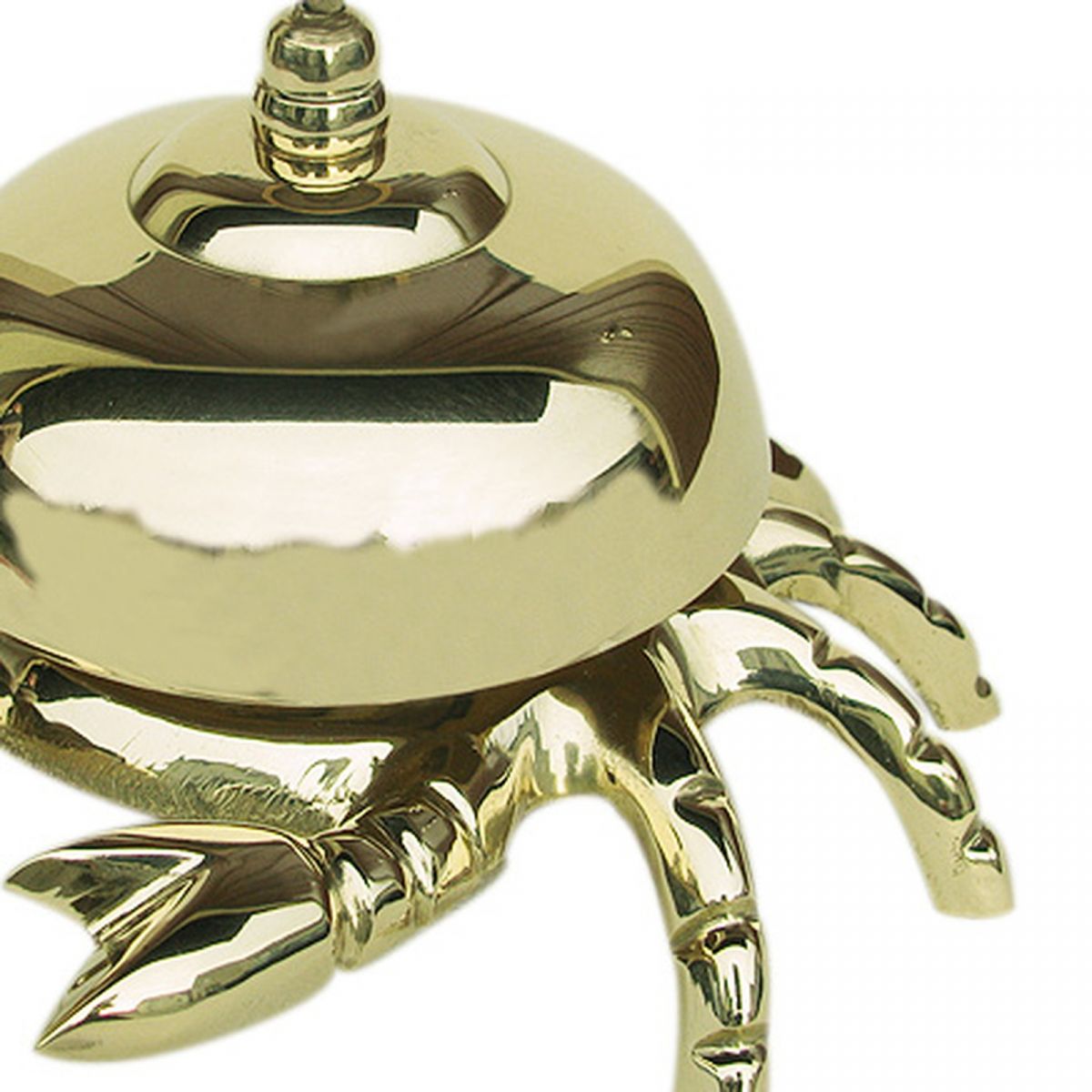Tresenglocke Krabbe aus Messing / 13cm - SMA NAUTIC PRODUCTS