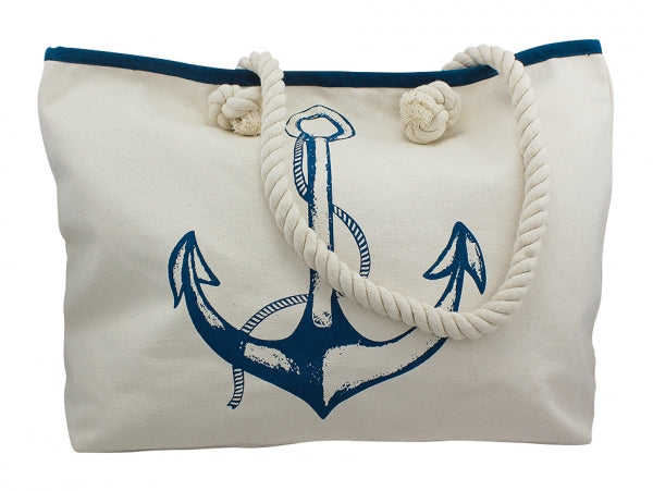 Strand- & Shoppingtasche mit Ankerdruck - SMA NAUTIC PRODUCTS