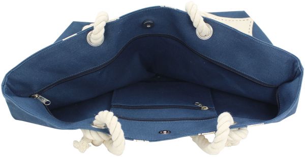 Strand- & Shoppingtasche mit Ankerdruck - SMA NAUTIC PRODUCTS