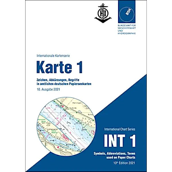 Karte 1 - Zeichen, Abkürzungen, Begriffe in amtlichen deutschen Papierseekarten - SMA NAUTIC PRODUCTS