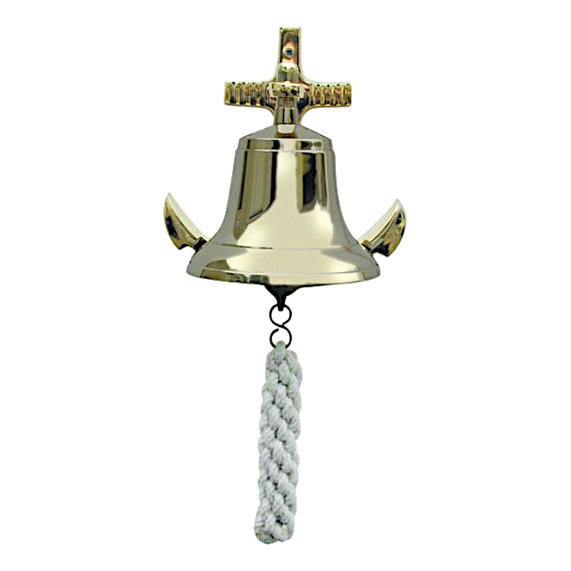 Schiffsglocke Messing Ø 12cm / Anker - SMA NAUTIC PRODUCTS