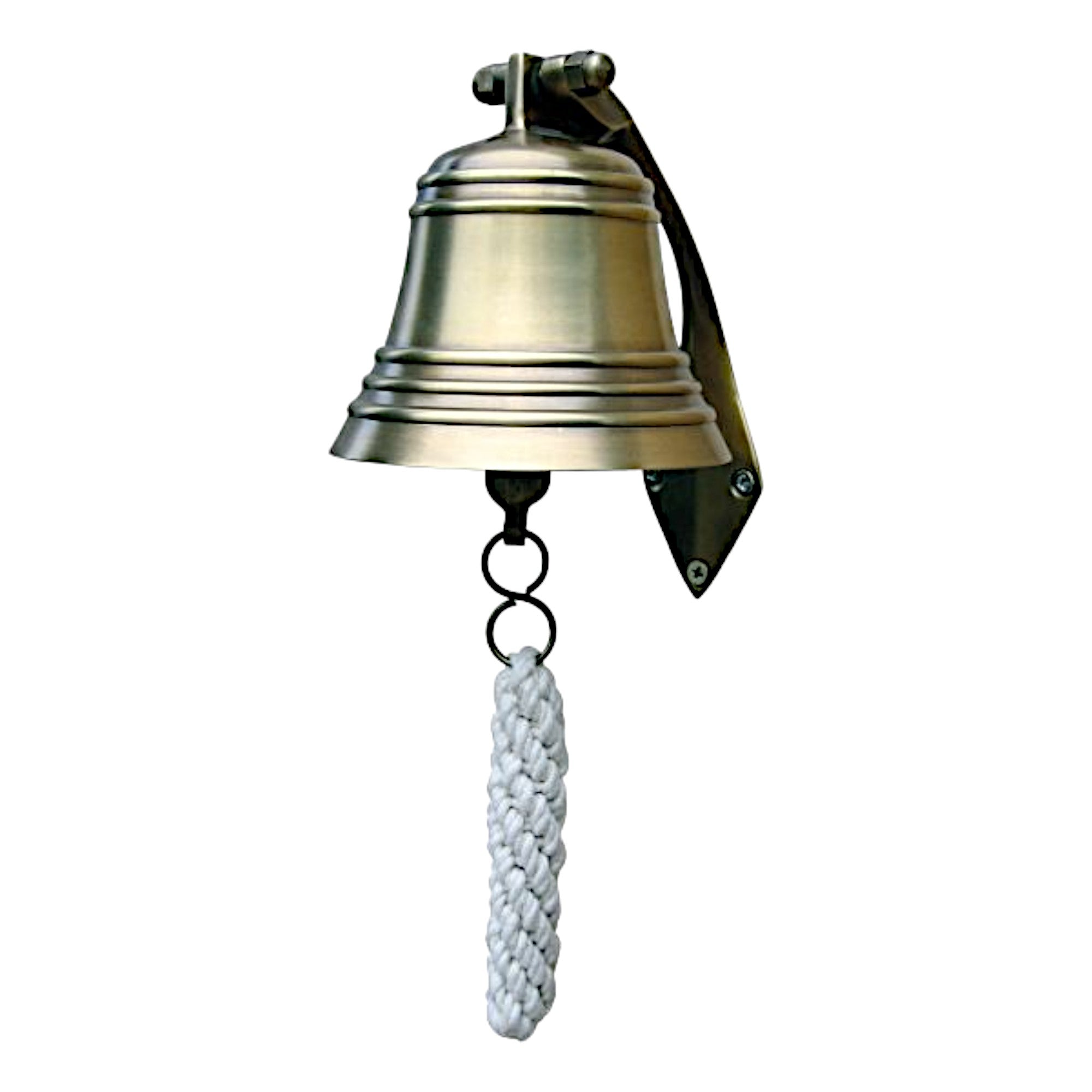 Schiffsglocke Messing Ø 10cm / Antik - Look - SMA NAUTIC PRODUCTS