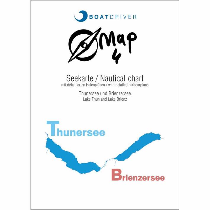 Seekarte Map4 / Thunersee & Brienzersee 1:25000 - SMA NAUTIC PRODUCTS