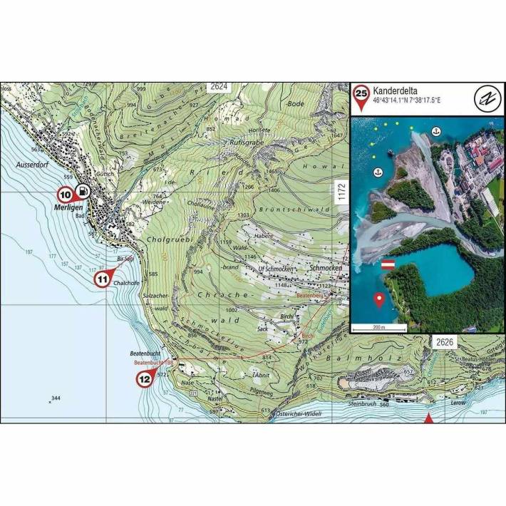 Seekarte Map4 / Thunersee & Brienzersee 1:25000 - SMA NAUTIC PRODUCTS