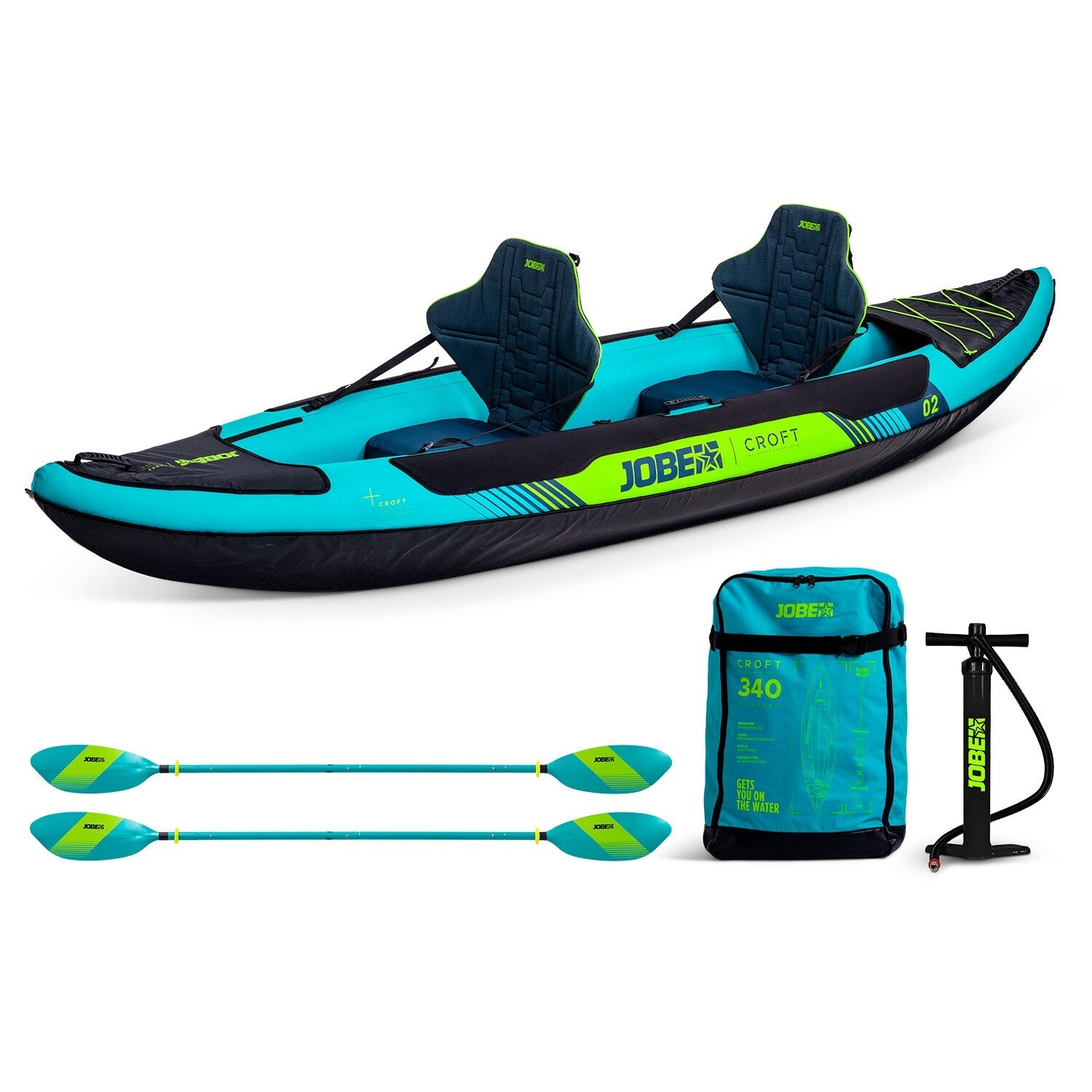 Jobe CROFT aufblasbares KAYAK - SMA NAUTIC PRODUCTS