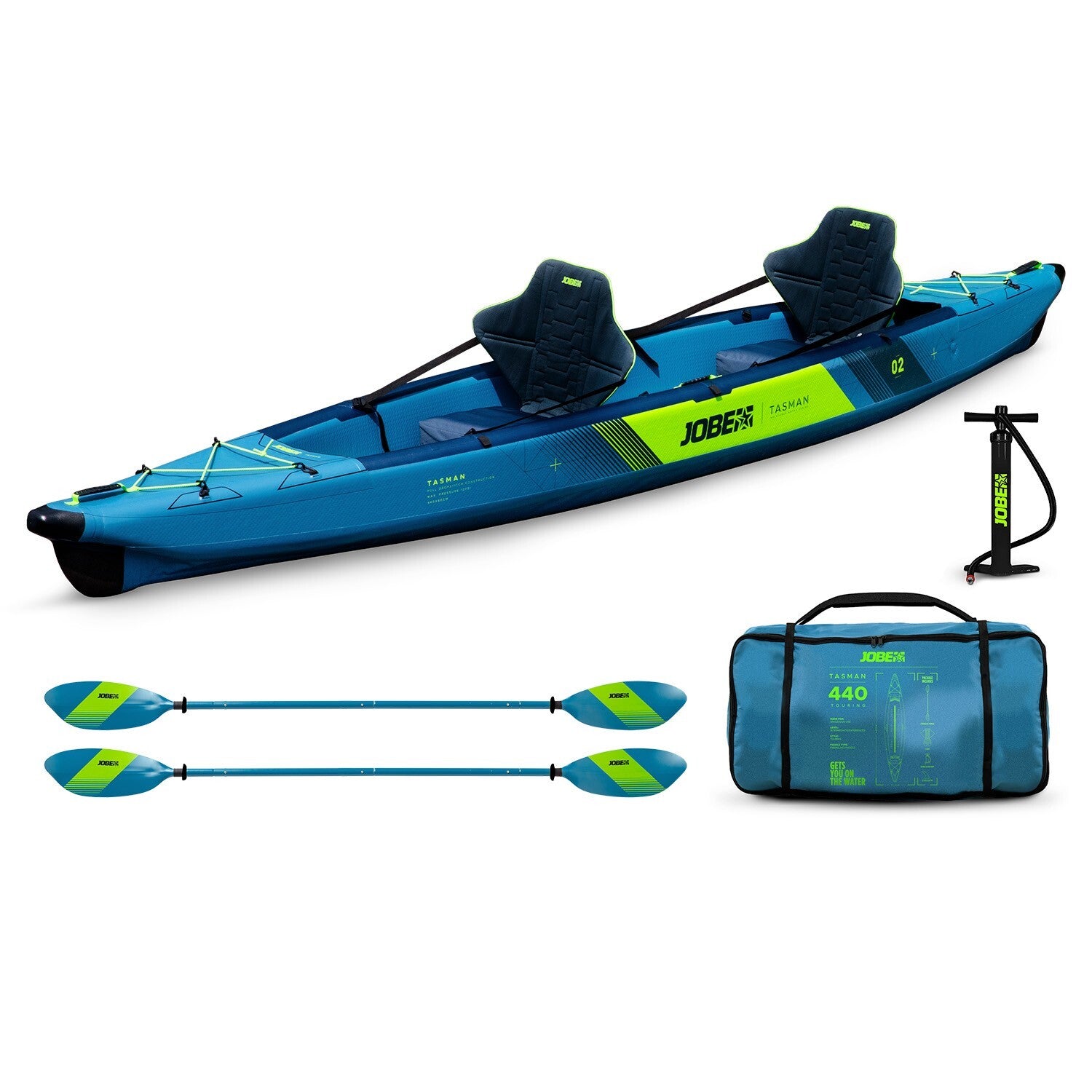 Jobe TASMAN aufblasbares KAYAK für max. 2 Personen - SMA NAUTIC PRODUCTS