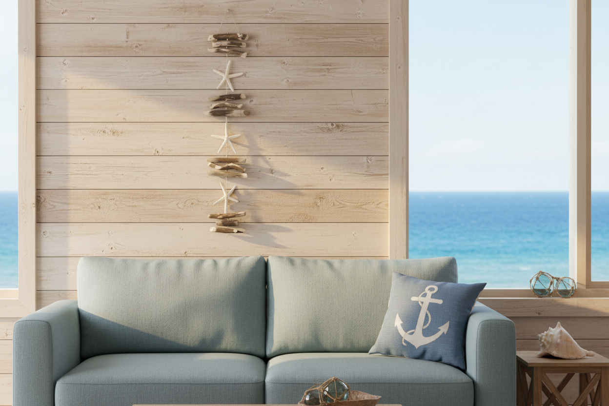 Girlande Treibholz & Seestern / 170cm - SMA NAUTIC PRODUCTS