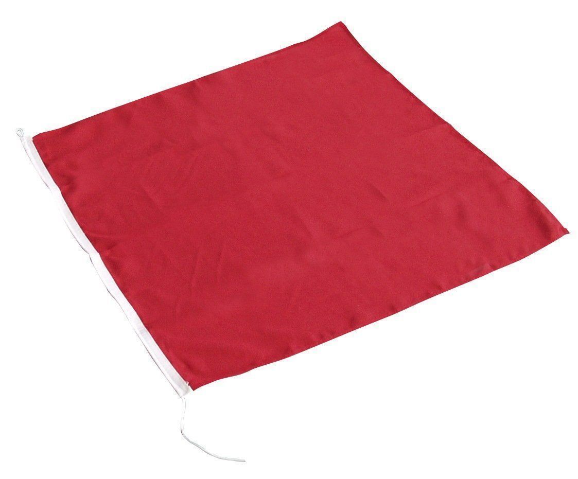 Notflagge rot - 70cm x 70cm - SMA NAUTIC PRODUCTS