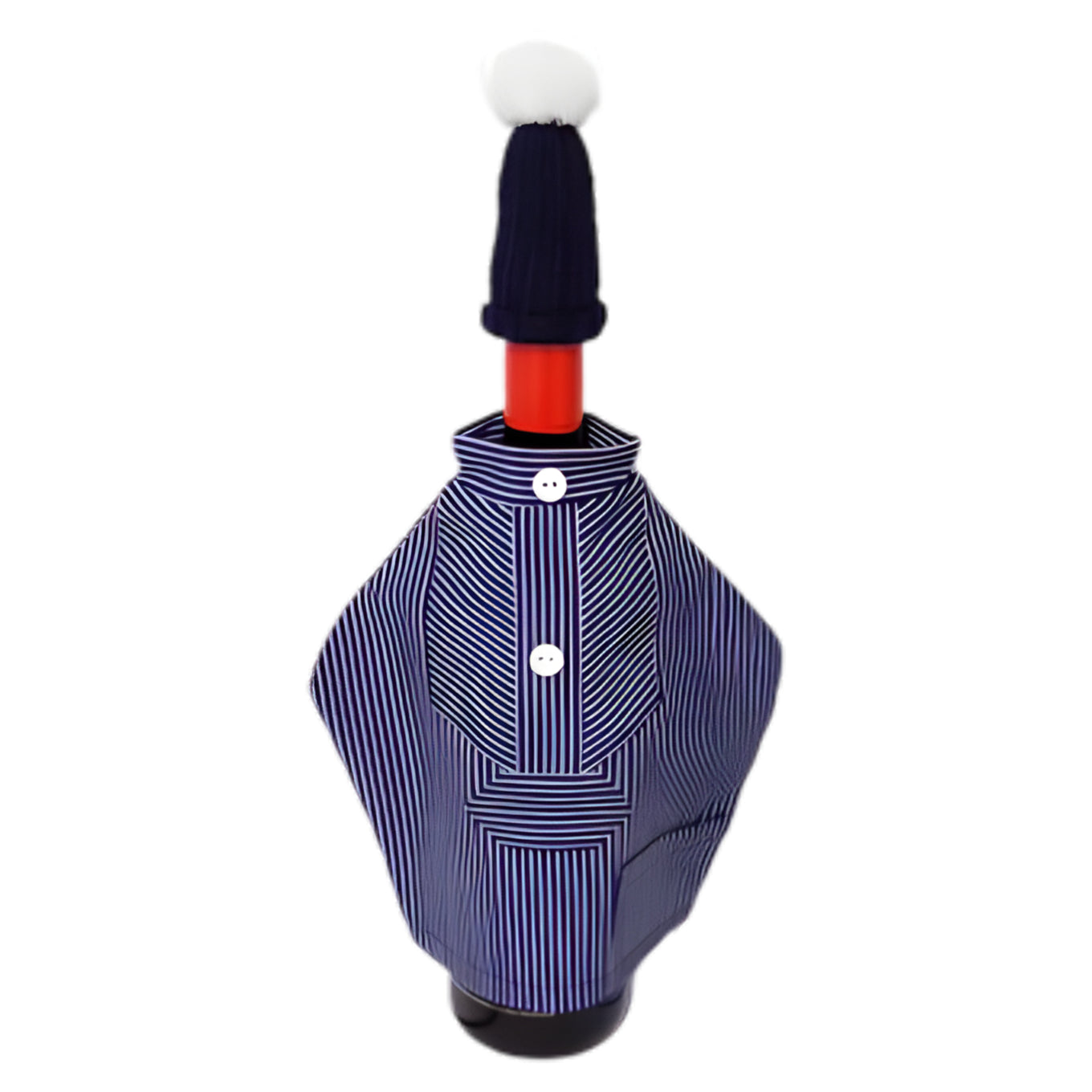 Flaschenhemd & Pudelmütze  / feine Streifen