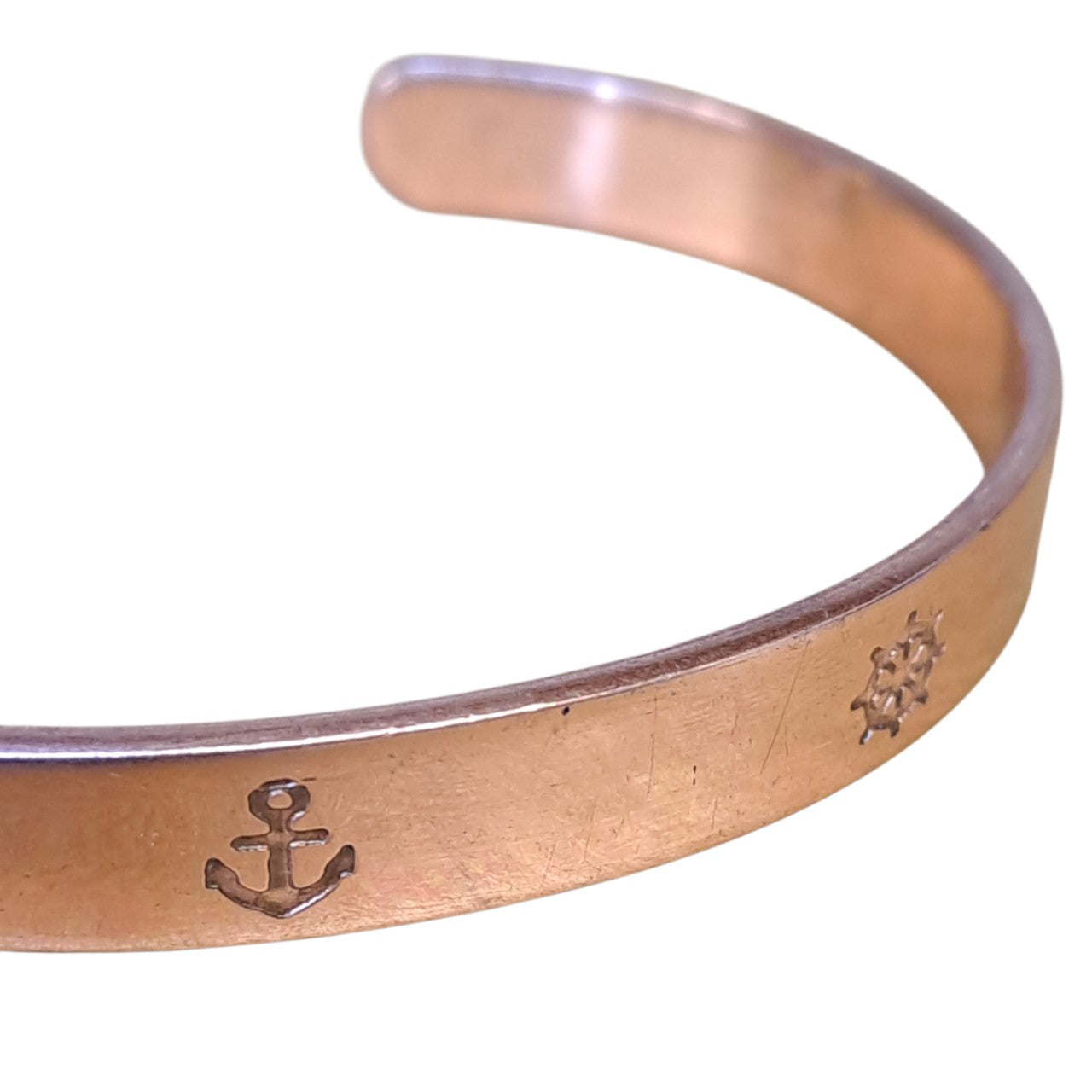 Armreif - Anker & Steuerrad / Kupfer - SMA NAUTIC PRODUCTS
