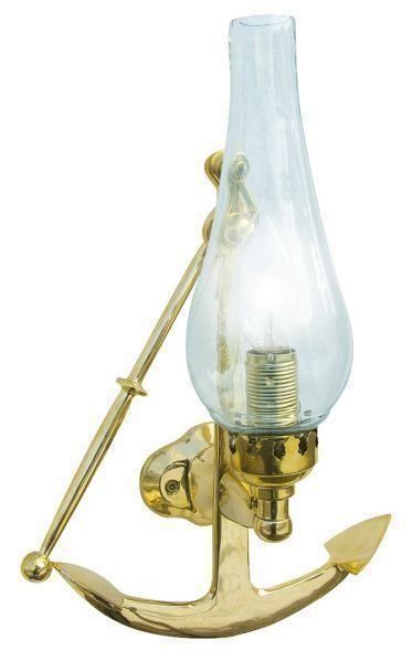 Wandlampe Anker 35cm / 100% Messing